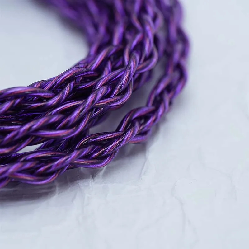 ZiSin-29 4-Core DIY Litz Earphone Upgrade Cable With Modularity IE900 2PIN MMCX 4PIN XLR For M5 Olina Fudu DZ4 Quintet F1 Pro