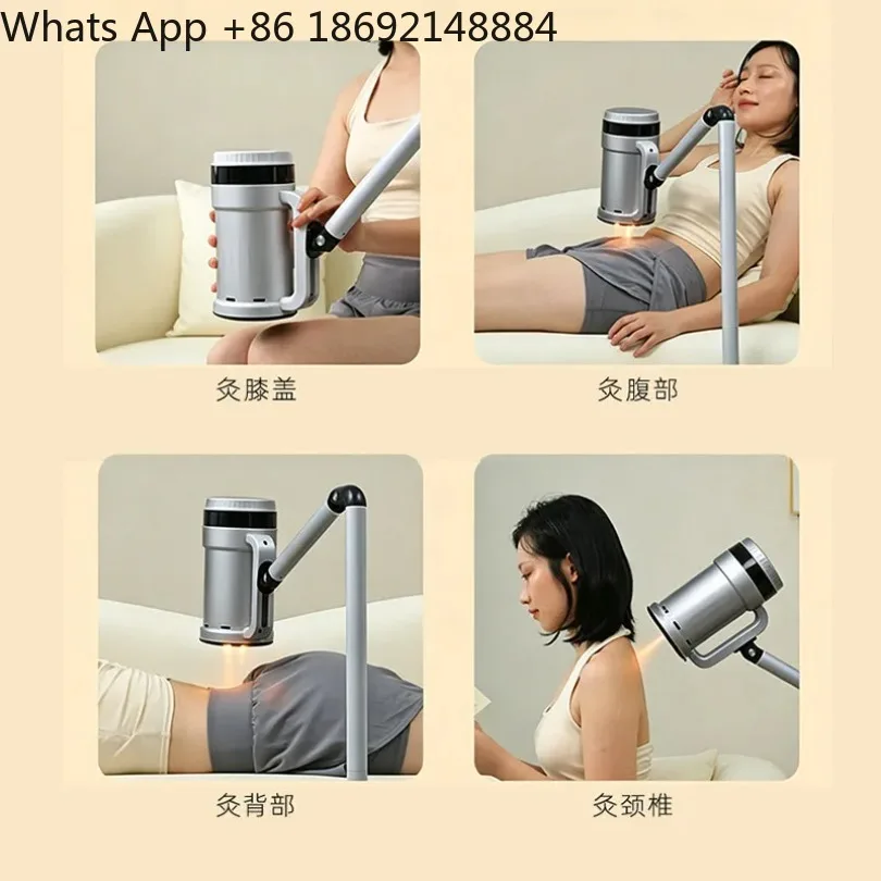 Fully automatic intelligent cannon moxibustion, open flame smokeless suspension moxibustion instrument, spot