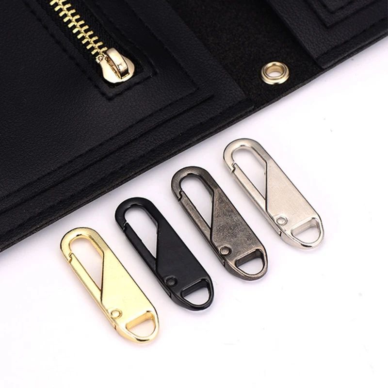 1PC Zipper Pull Replacement Repair Slider Pull Tab Universal Fixer Metal Zippers for Head Dropship