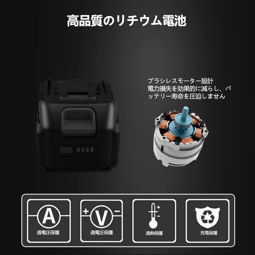 18V 무선 자동차 광택기, 15mm 궤도 운동, 2000-4800 OPM, 7단 변속, 휴대용 버퍼 광택기, 2 x 4.0Ah 배터리