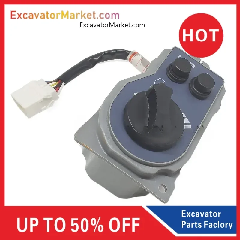 

Excavator Parts For Hitachi EX100 120 200 300-2/3/5 throttle knob gear switch excavator accessories