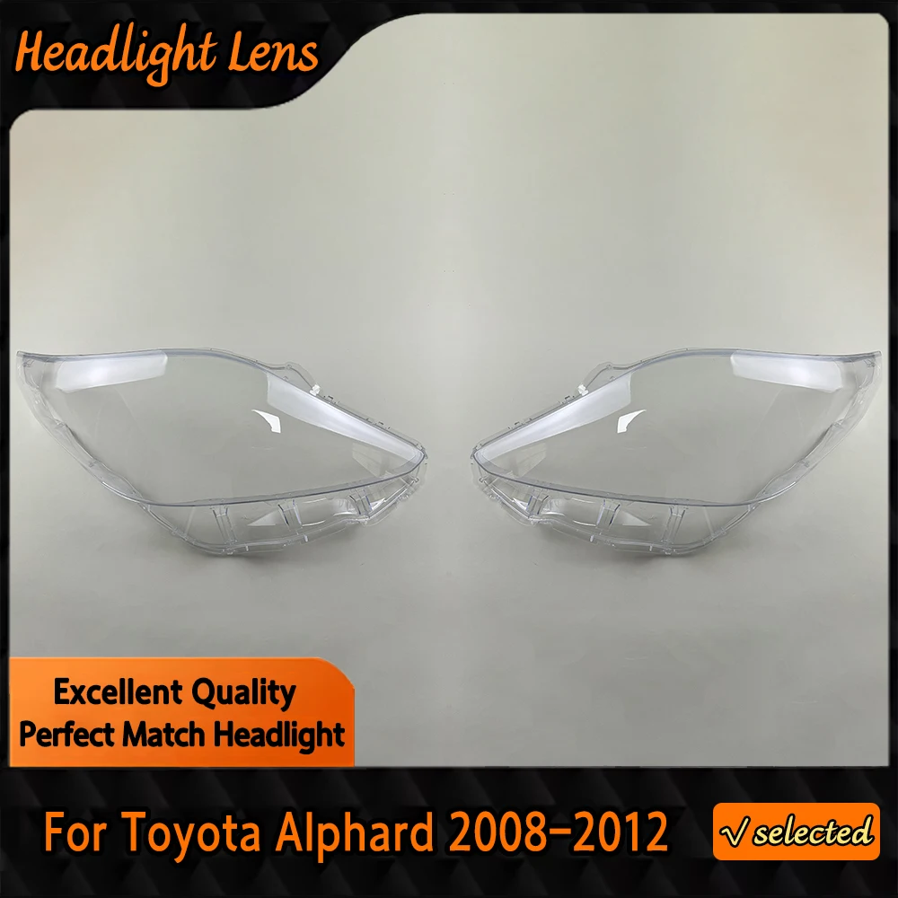 

For Toyota Alphard 2008 2009 2010 2011 2012 Car Front Headlamp Lens Shell Cover Auto Shell Car Headlight Lampshade Shade