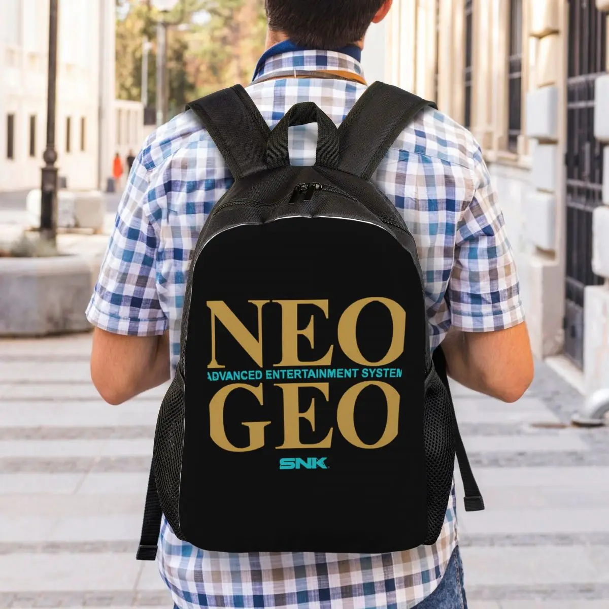 2025 Neo Geo Pro Gear Spec Logo Backpack Student Boys Girls BookBag School Bag Computer Shoulder Bags