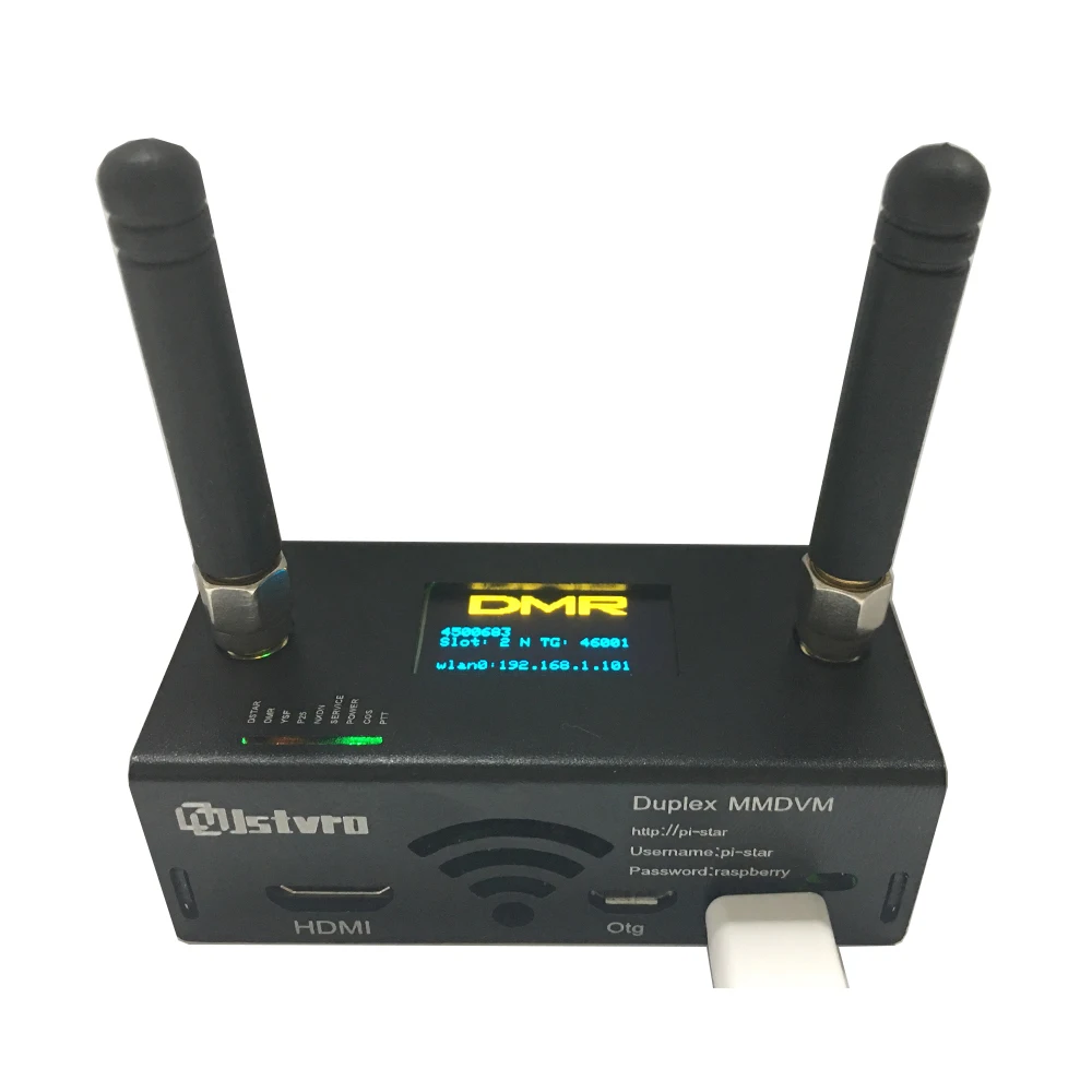 Duplex UHF VHF MMDVM Hotspot  Radio Station WiFi Digital Voice Modem P25 DMR YSF D-Star with Raspberry Pi Zero W