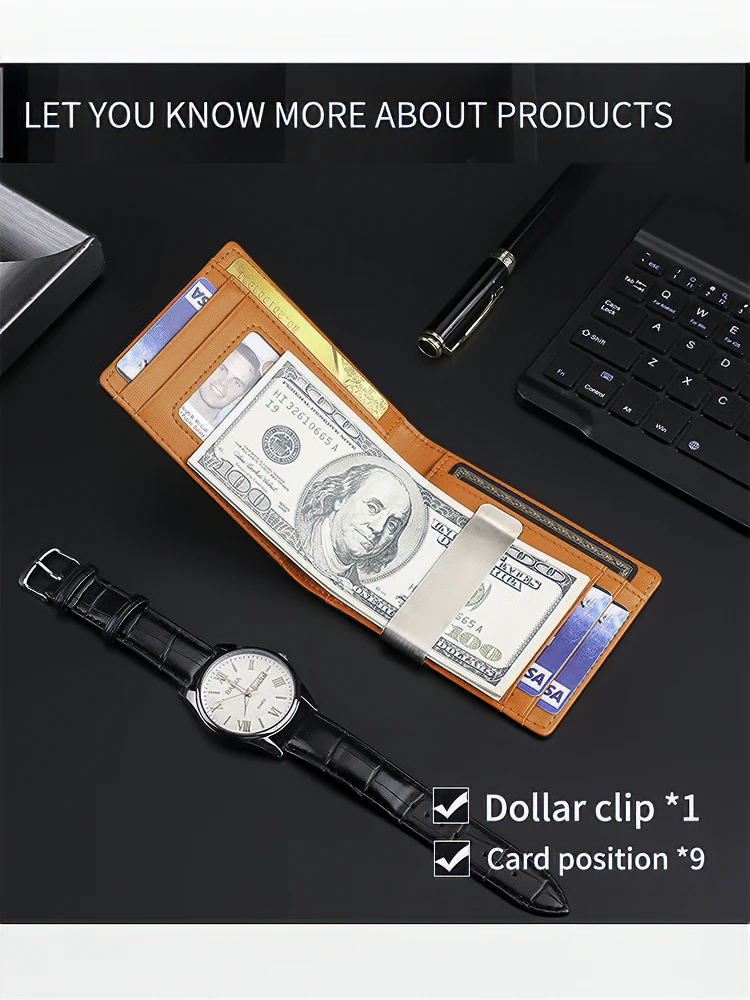 luxury-ort-leather-wallet-men's-bifold-carbon-fiber-pattern-rfid-anti-theft-us-dollar-billfold-youth-horizontal-pattern