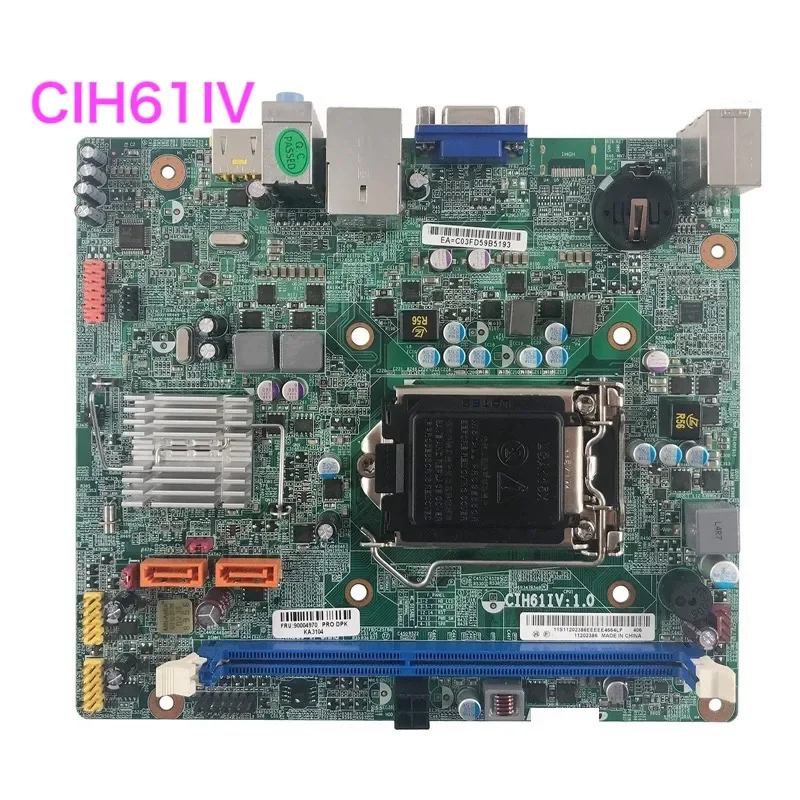 Suitable For Lenovo H520E Desktop Motherboard CIH61IV CIH61IV:1.0 H61H2-LT V:1.0 Mainboard 100% Tested OK Fully Work