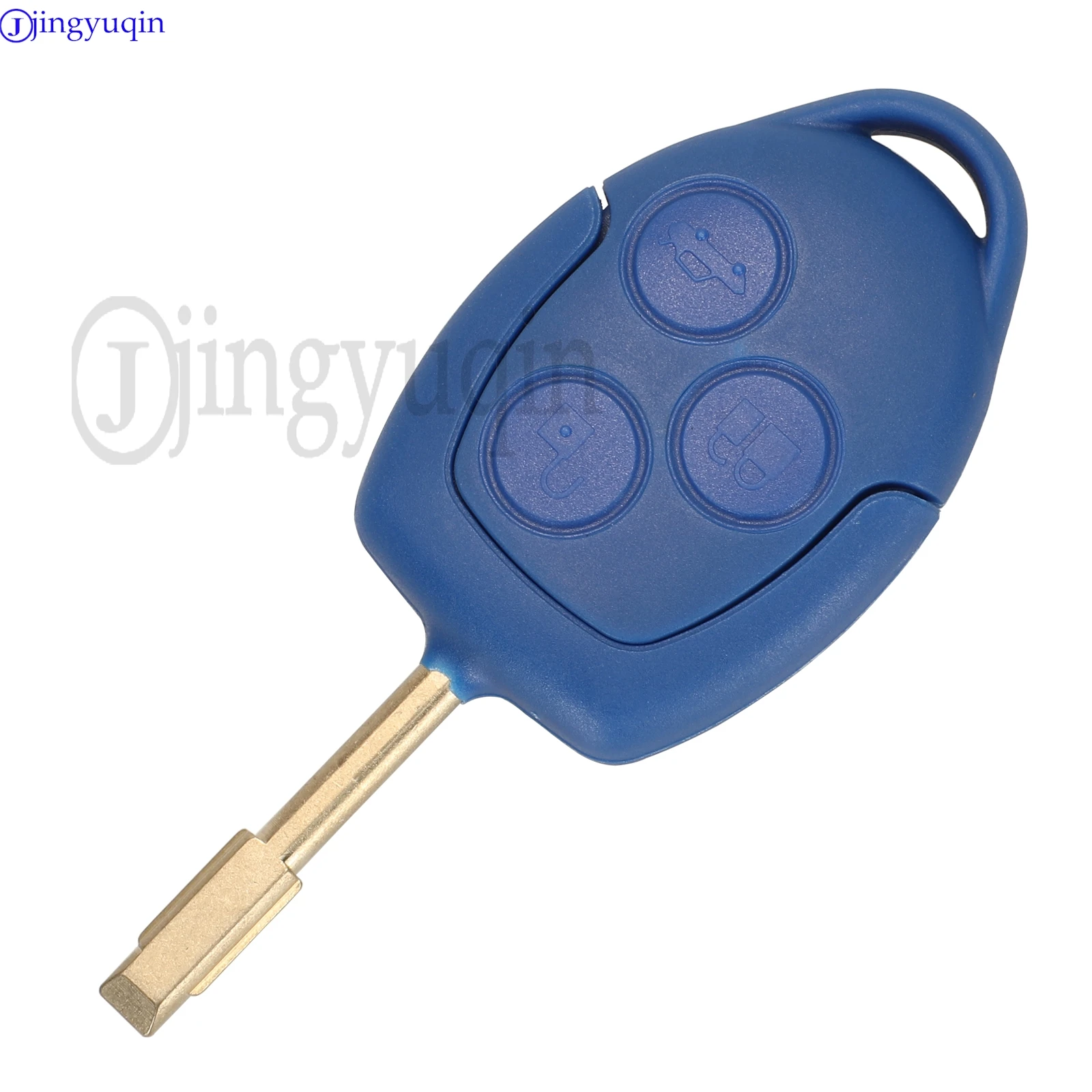 jingyuqin 433MHz 4D63 Chip 3 Buttons Remote Car Key Fob 6C1T15K601AG For Ford Transit WM VM 2006-2014 FO21 Keys Control FOB