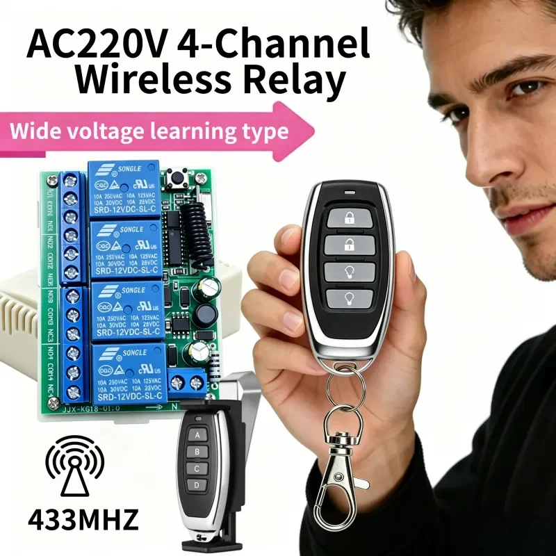 4ch Multifunction Delay Relay Module Flip-Flop Latch Bistable Self-locking Interlock Latch Power Conditioner Sequencer Board