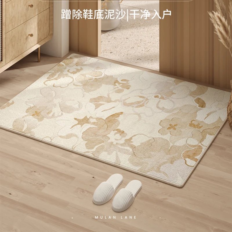 

Log Wind Floor Mat Waterproof Entrance Hallway Non-Slip Mat