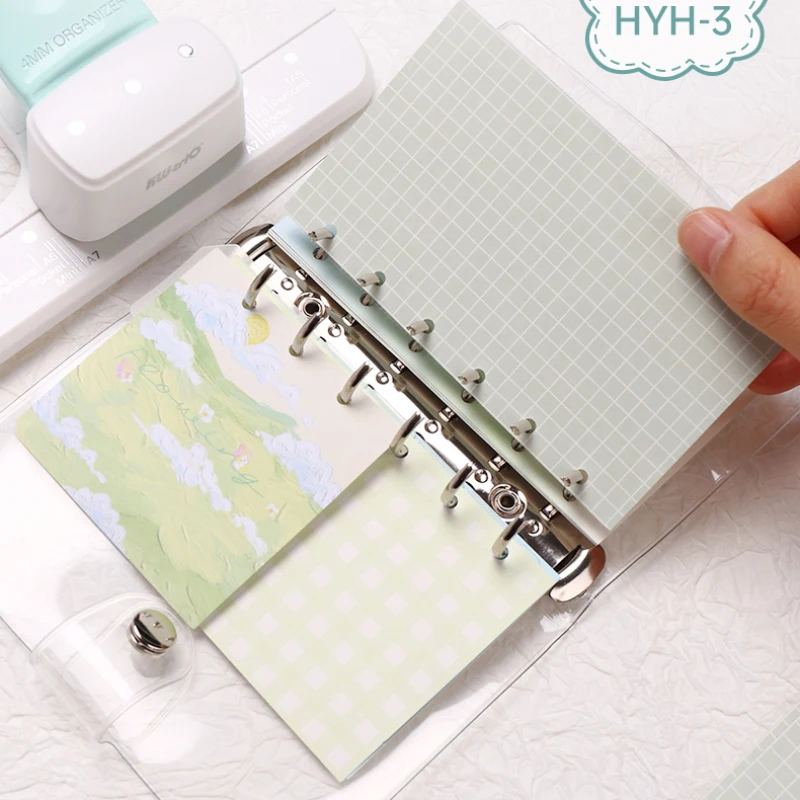 Fromthenon 4มม.รูรับแสงขนาดเล็ก Punch หลวมคู่มือ Scrapbooking เครื่องมือกระดาษ A5 A6 A7 Planner กระดาษ punch โรงเรียน