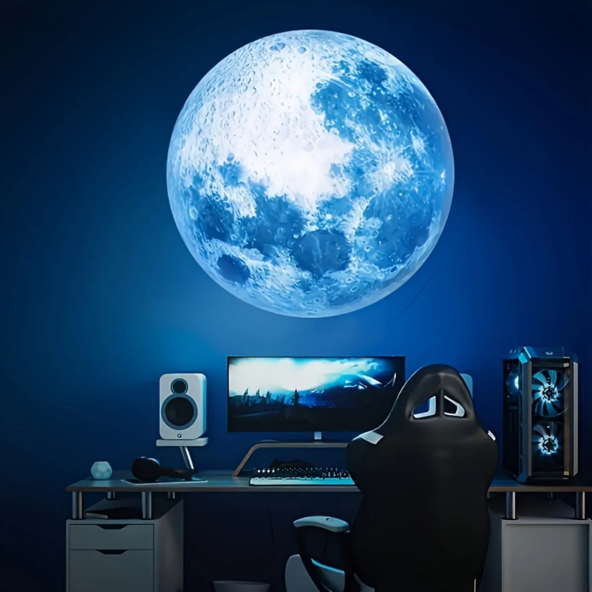 Starry Sky Projection Light USB Powered 360 ° Rotating Bedroom Ceiling Decorative Light Proposal Background Atmosphere Light