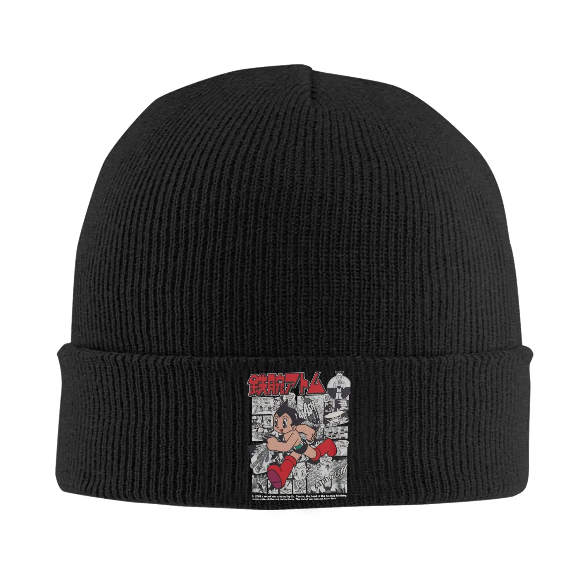 Astroboy Astro Boy Anime Knit Hat Beanies Winter Hat Warm Acrylic  Street  Caps for Men Women Gifts,