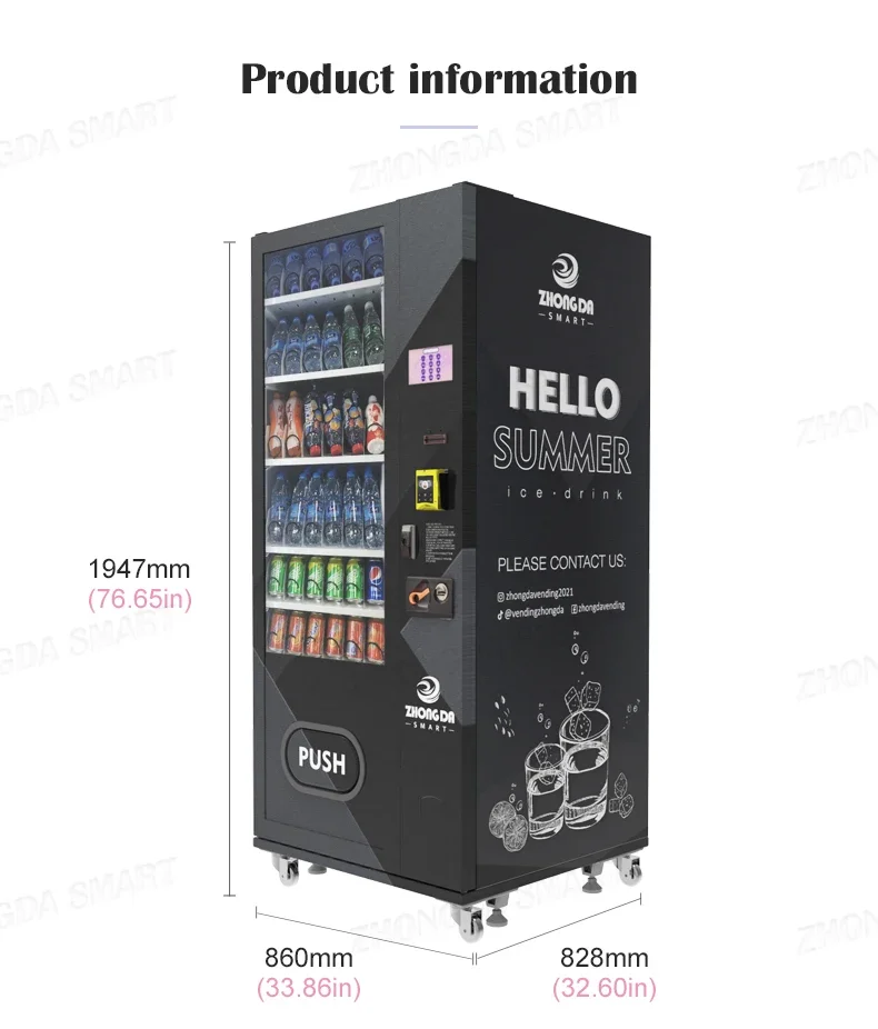 hot sale small snack Vending Machine chips Dispenser mini cold soda water bottle vending machine