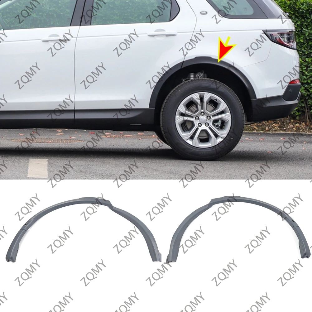 

Rear Door Wheel Arch Flare Molding Trim With/NO Sensor Hole For Land Rover Discovery Sport 2015 2016 2017 2018 2019 2020-2022