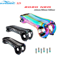 KRSEC Stem Mtb Road Mountain Bike Table Negative 20 Degrees Bicycle Power 31 8*80/90/100MM Handlebar Bridge Cycling Stem Riser
