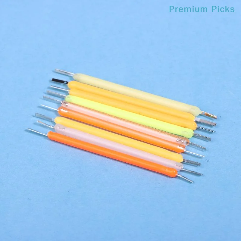 10pcs Edison Bulb LED Filament Lamp Parts 38mm DC3V LED Bead Incandescent Light Accessories Diode For Holiday Lighting DIY
