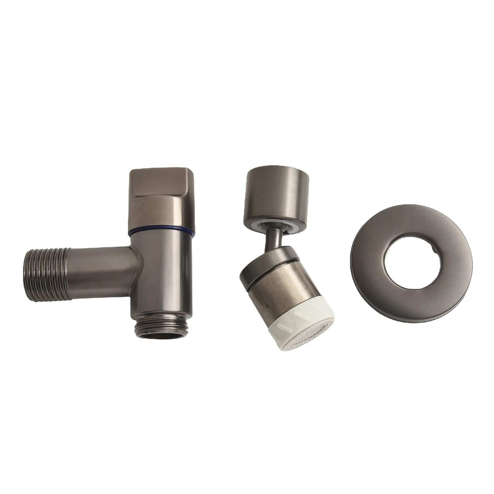 

Outdoor Faucet Mop Pool Tap Bathroom Sink Faucet Wall Mounted Sqaure Chrome Gray Brass Rotation Mini Wash Basin Tap Bibcock