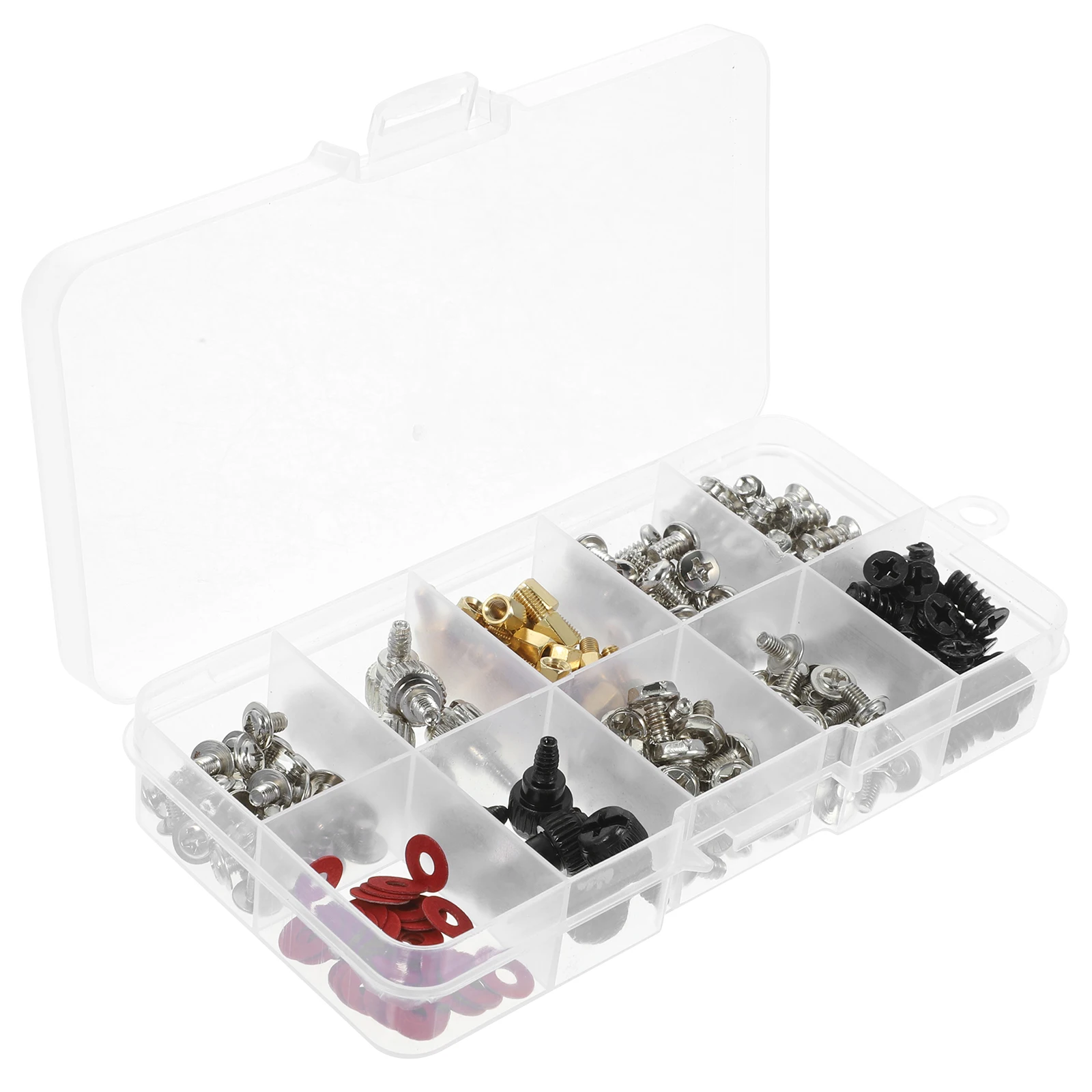 

Chassis Computer Screw Kit Countersunk Carbon Steel Nickel Plated Flat Head Laptop DIY Assortment Self Tapping Motherboard