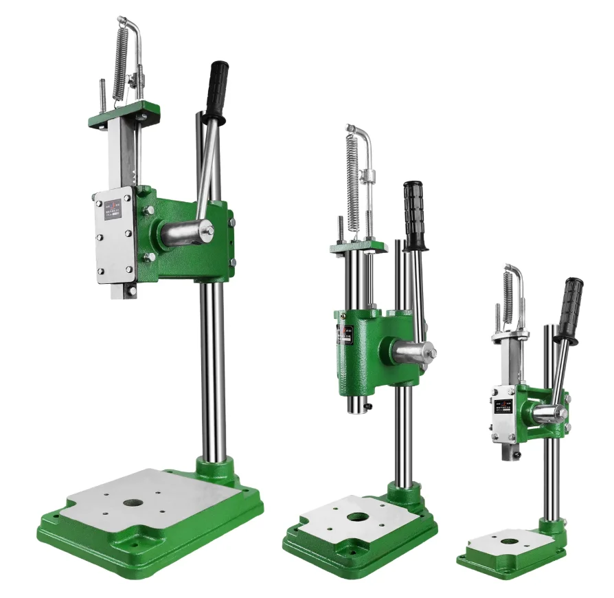 Manual Punch Press Machine Mini Bench Hand Stamping Press for Jewelry Leather Craft Rivet Hole Punch Tool
