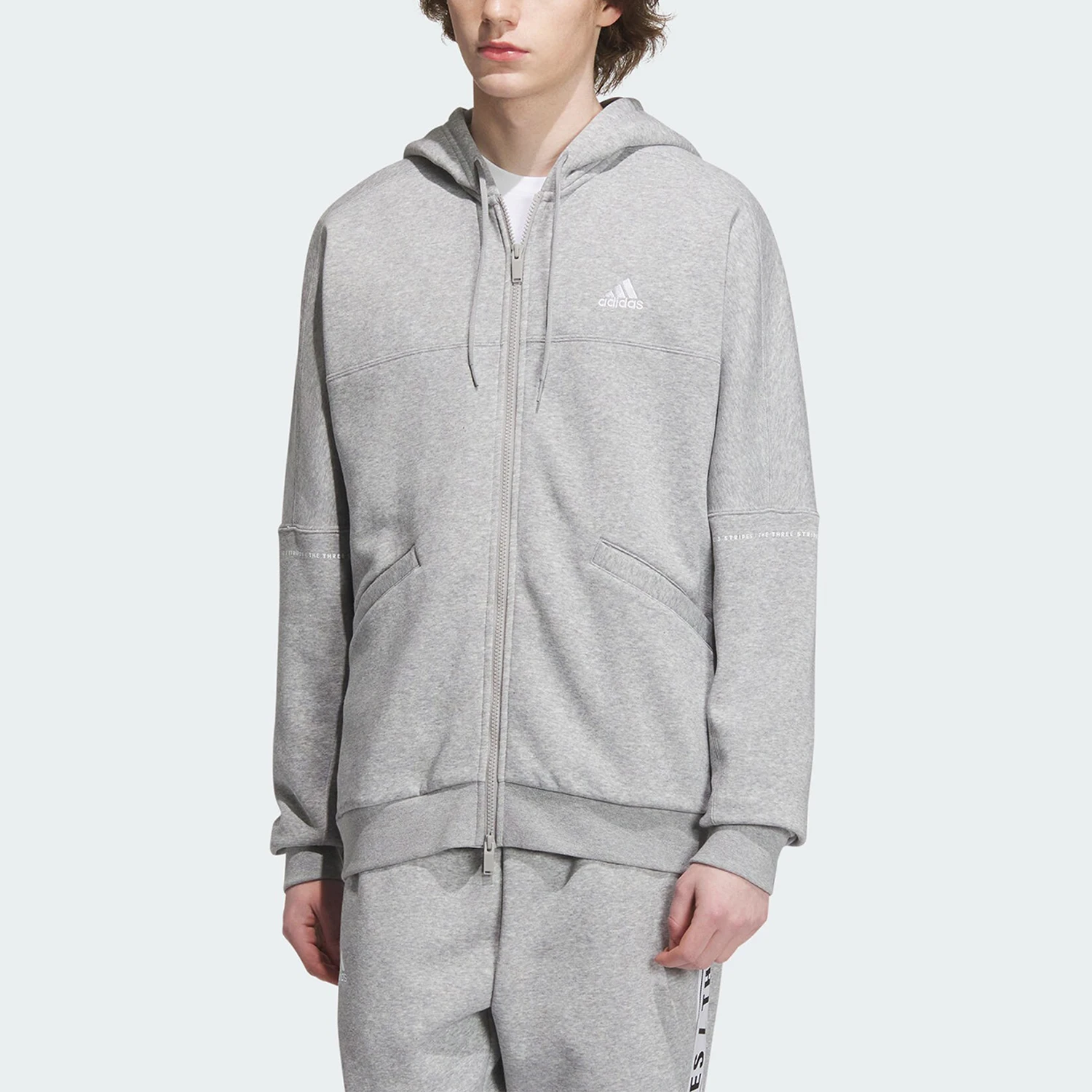 

Adidas genuine WORD FL FZ HD Couple's Casual Hooded Jacket IK7327