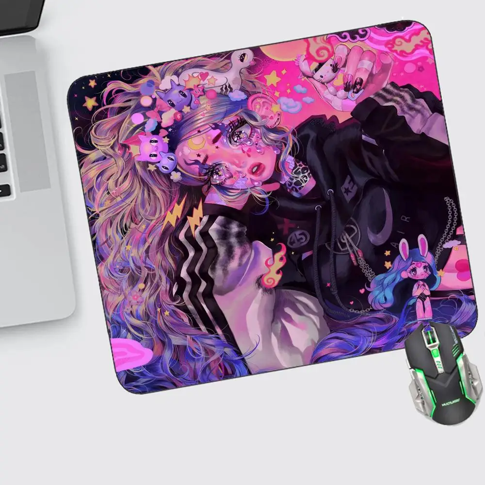 

Eunpyon Art Mouse Pad Small Gaming Accessories Keyboard Computer Offices Desk Mat Pc Gamer Non-slip Rubber Mousepad