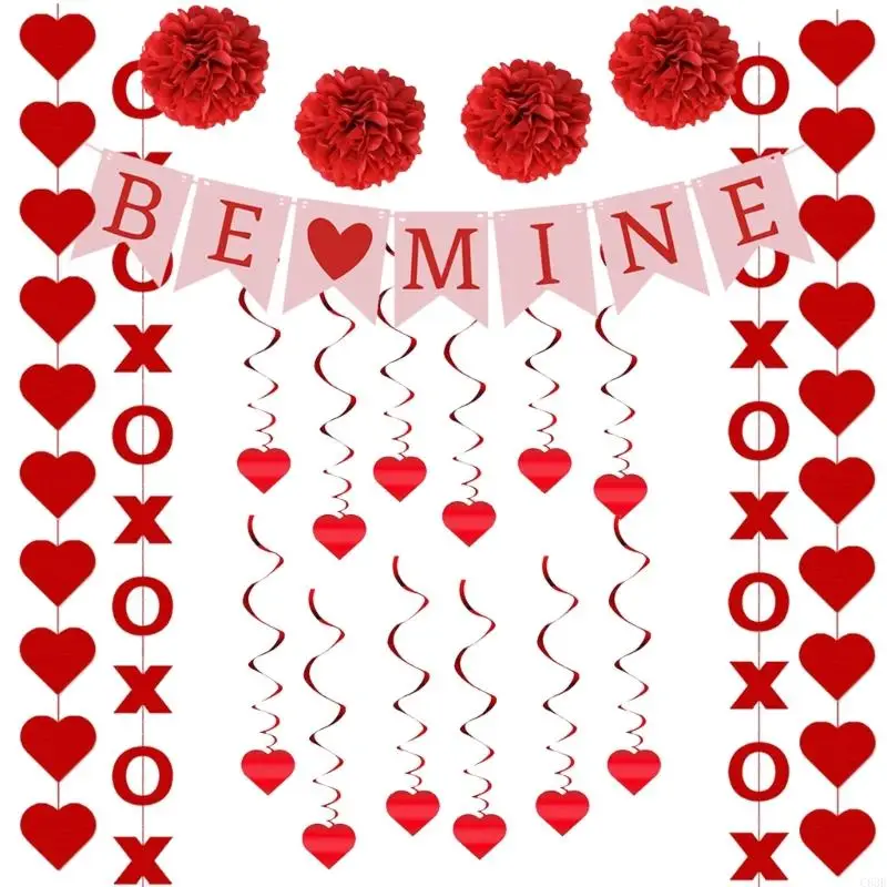 

C63E День Святого Валентина Фестивальные украшения наборы свадьбы и венки