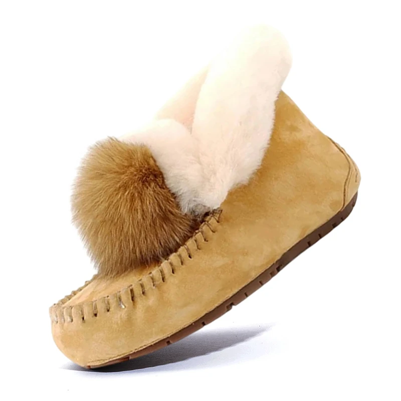 

Высококачественные женские зимние шерстяные лоферы, классические туфли на плоской подошве из 100% натуральной кожи с подкладкой из натурального меха, модная женская обувь