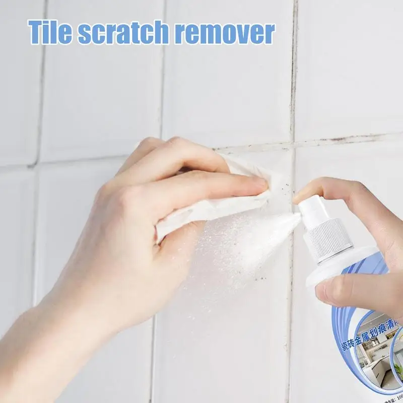 Polished Tile Scratch Remover 100ml Glaze Cleaning Agent Aluminum Alloy Stain Metal Scratch Removal Agent For Vitrified Tiles