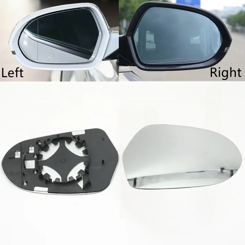 Left Right Side Rearview Mirror Glass Lens Heated For Audi A6 C7 S6 RS6 4G 2012 2013 2014 2015 2016 2017 2018