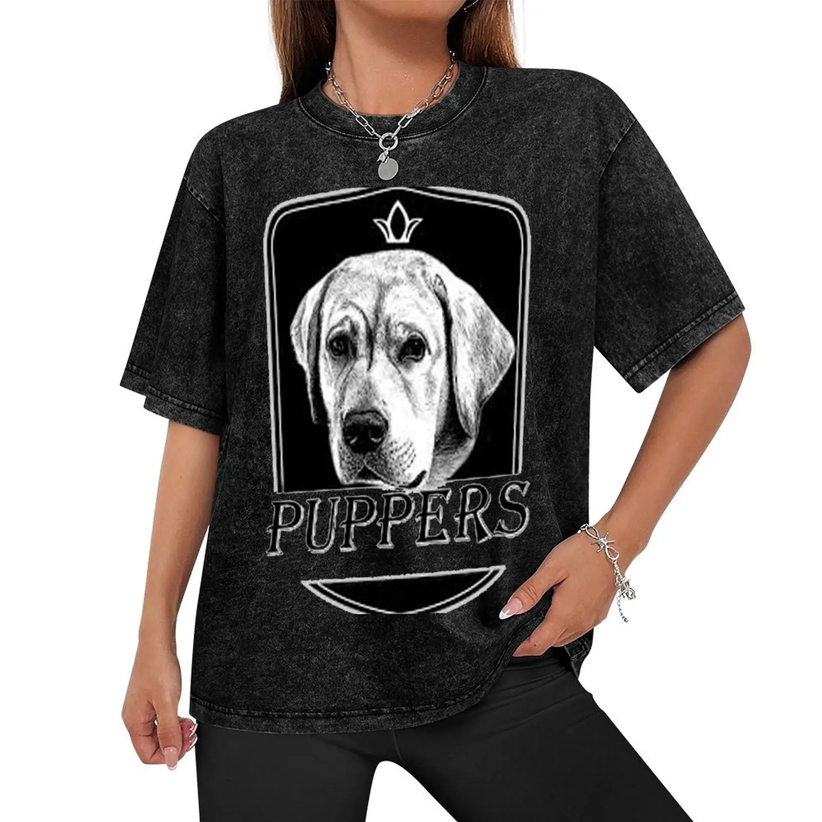 puppers beer T-Shirt summer clothes graphic t shirt vintage baggy shirts mens workout shirts