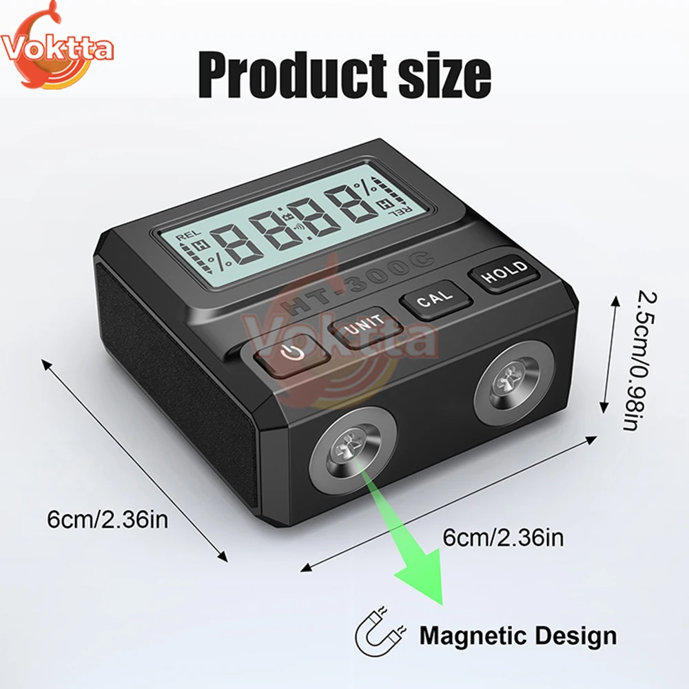 LCD Digital Angle Gauge Magnetic Protractor Inclinometer Electron Goniometer Level Meter Mini Angle Finder 4*90 Degree