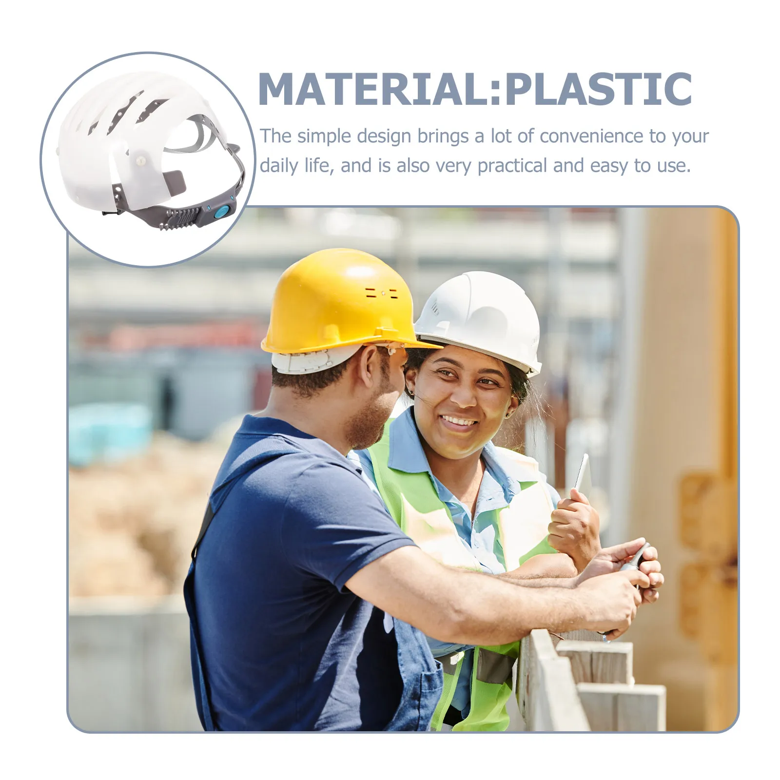 

Bump Cap Insert Safety Hat Liners White Hat Gray Chinstrap Vented Design Universal Work Protection Lining