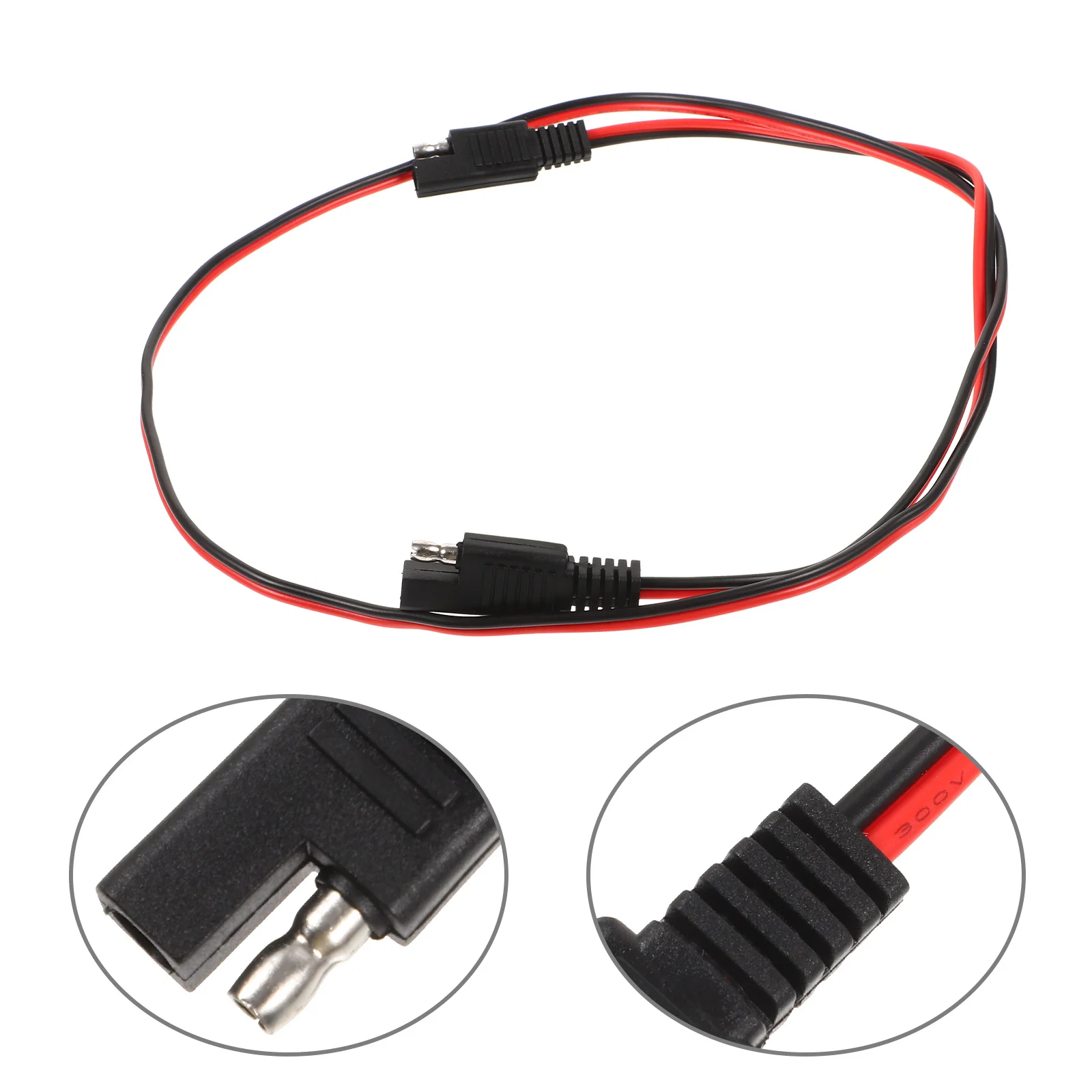 

Sae Extension Cable High Temperature Resistant 2-Pin Connector Solar Panel Quick Connect Cord Sae Connector