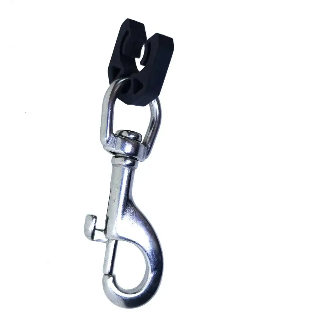 Diving Quick Release Pipe with Clip Hose Holder Clip BCD Hose Second Stage Fixed Hook Pressure Gage Hanging Parts Hose Buckle