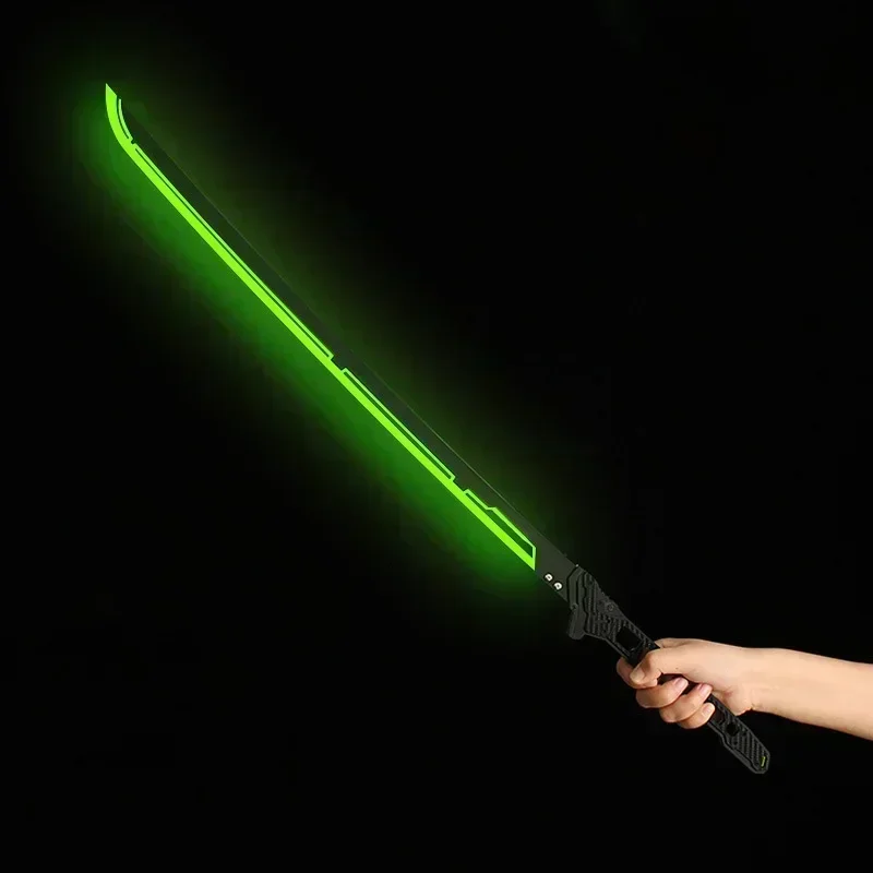 Lame d'Arme Thermique Katana Melee de 80cm, Jeu de Science Fiction, Périphérique en Plastique, Épée Lumineuse, Modèle pour Cosplay, Cadeaux, Jouets