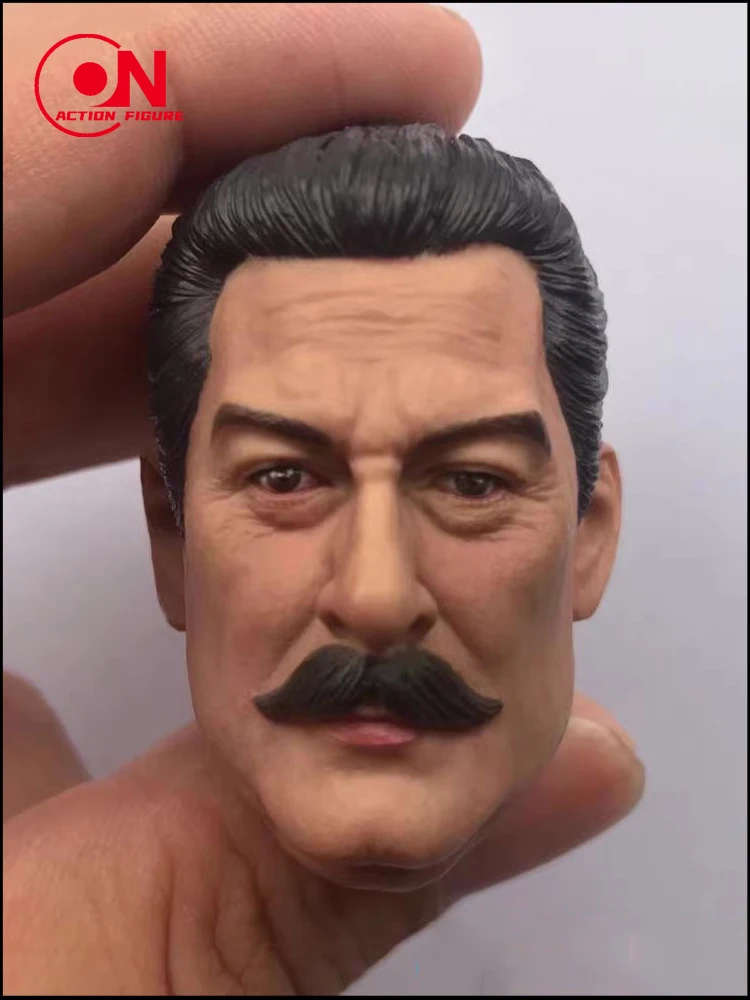 In Stock 1/6 Scale Joseph Stalin Soldier Male Head Sculpt Fit 12\'\' Phi-Cen Body Figure