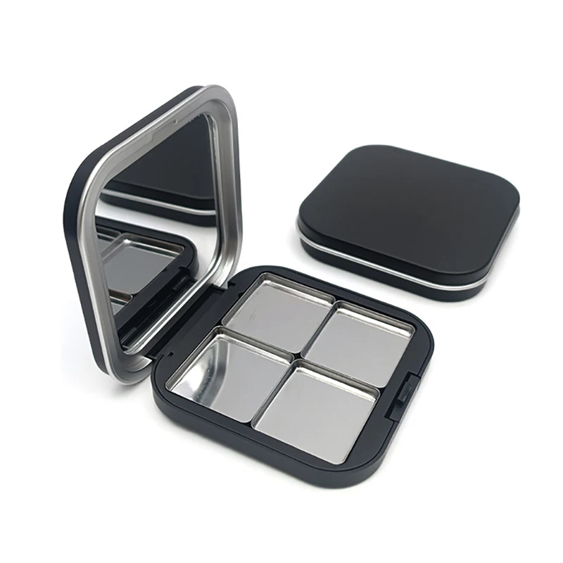 Eye Shadow Magnet Box Plastic Square 2-12 Color Eye Shadow Empty Plate Spot Transparent Eye Shadow Empty Box