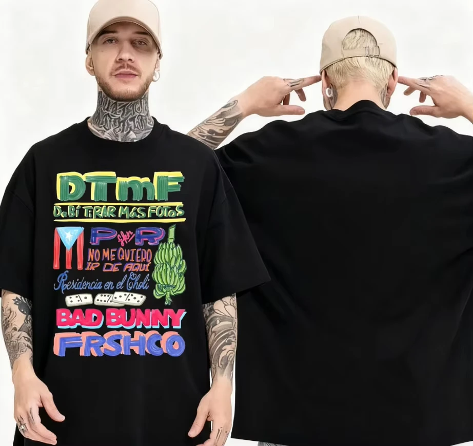 هرع الوقت الكبير في جولة الحياة الحقيقية في جميع أنحاء العالم 2025 الصيف 100% القطن الخالص تي شيرت مطبوع كم قصير بلايز مجموعة الموسيقى النساء الرجال #2