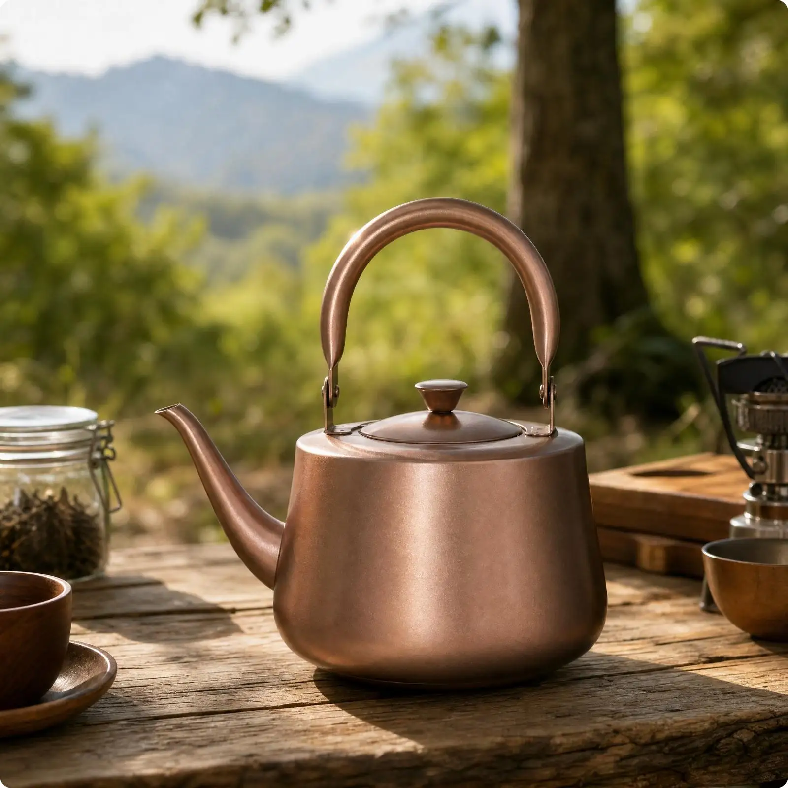 304 Stainless Steel Kettle with Tea Infuser Stovetop Teapot 1.6L for Home Kitchen Gas Induction Cooking Hot Water Tea Brewing