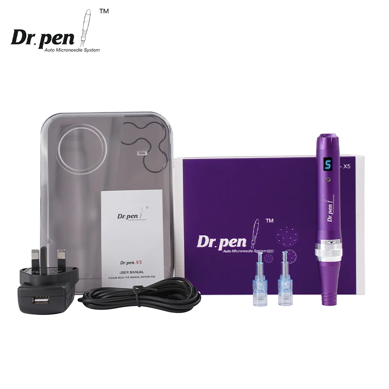 Dr Pen X5 Wireless Derma Pen Microneedling Machine with Cartridge Mesotherapy Micro Needle Pen Facial Beauty Tools Kit