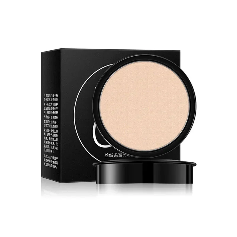 Pressed Powder Long Lasting Oil Control Face Foundation Waterproof Whitening Skin Finish Concealer