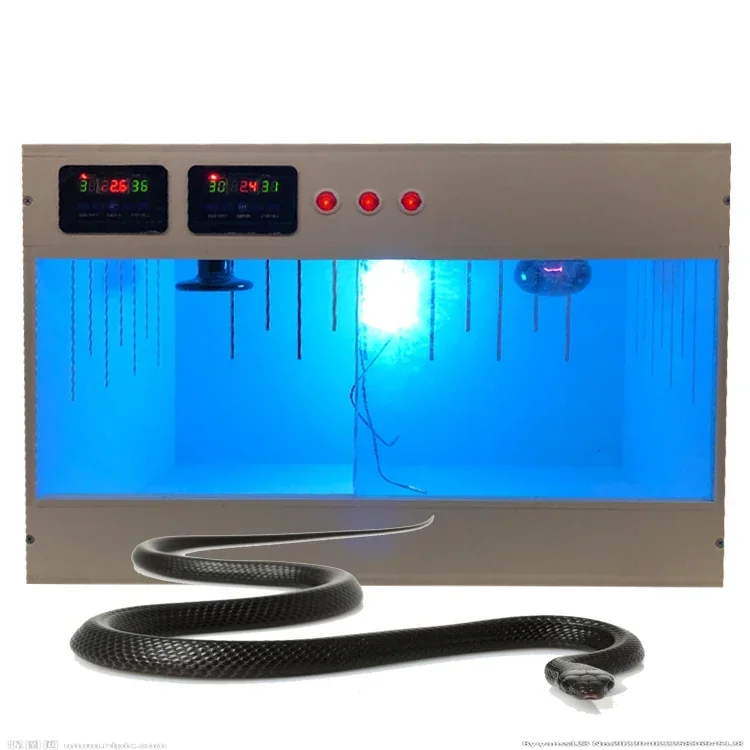 High-grade new PVC double temperature control box 100*50*50 cm for reptile pet breeding room