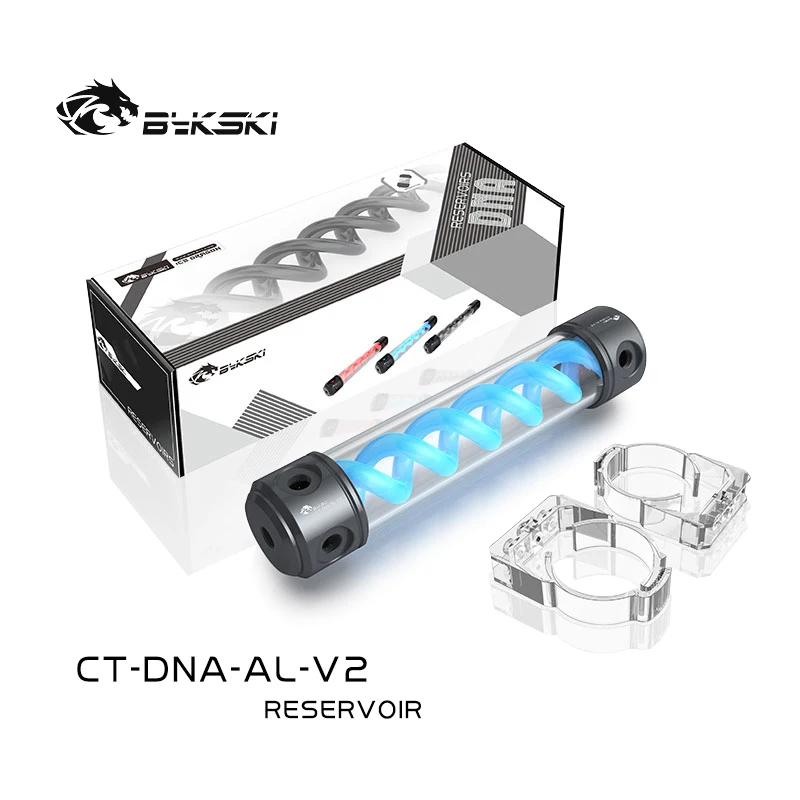 

Bykski CT-DNA-AL-V2,Aluminum OD 50MM DNA Cylindrical Reservoirs Res,PC Cooling Water Tanks 190mm