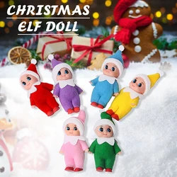 Christmas Baby Elf Doll Pendants Xmas Oranments Merry Christmas Decor Gifts Noel Happy New Year Natal Kids Gifts