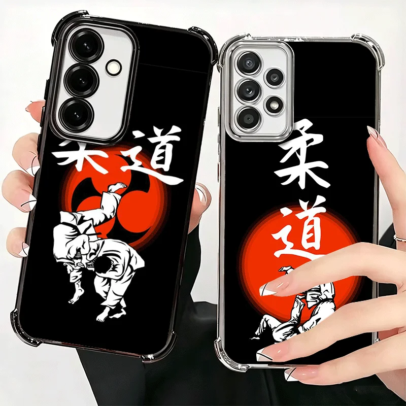 Judo Jiu Jitsu BJJ Brazilian Plating Phone Case For Samsung A17 A57 A27 A37 A16 A56 A26 A36 A15 A55 A25 A35 A14 A54 A24 A34 A13