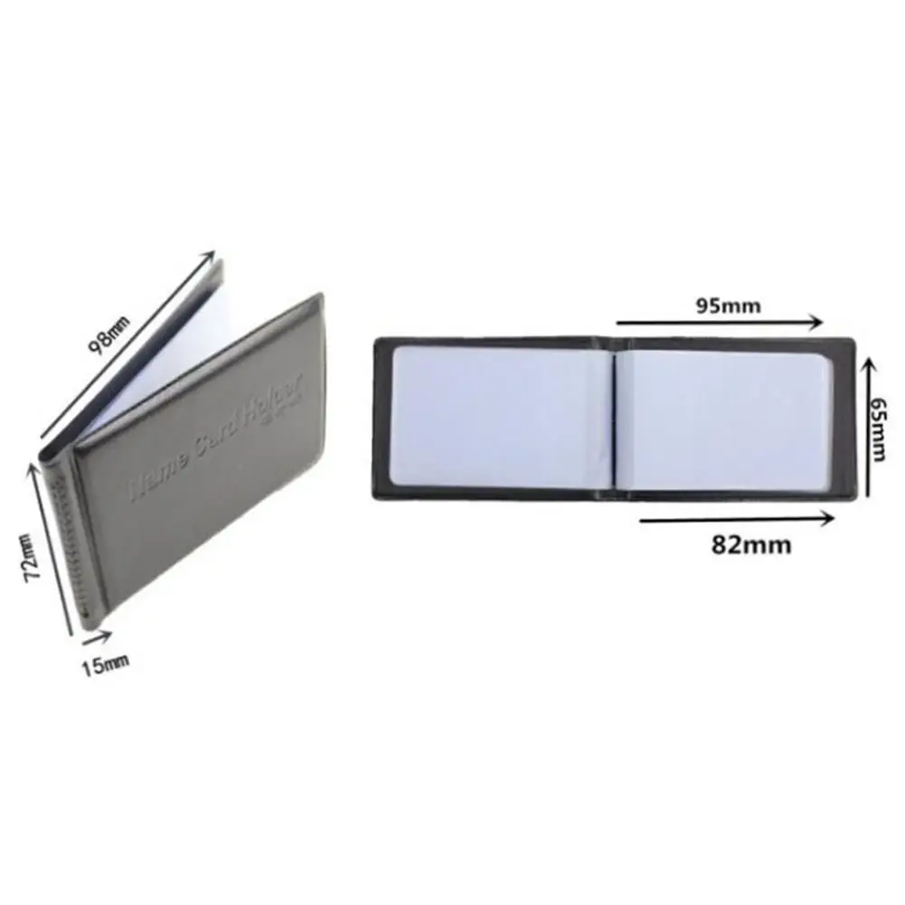 미니 북 케이스 소형 카드 홀더 유용한 카드 가방 미니 지갑 가방 빈티지 용품 비즈니스 아이템 PU 가죽 파우치 내구성 있는 포켓