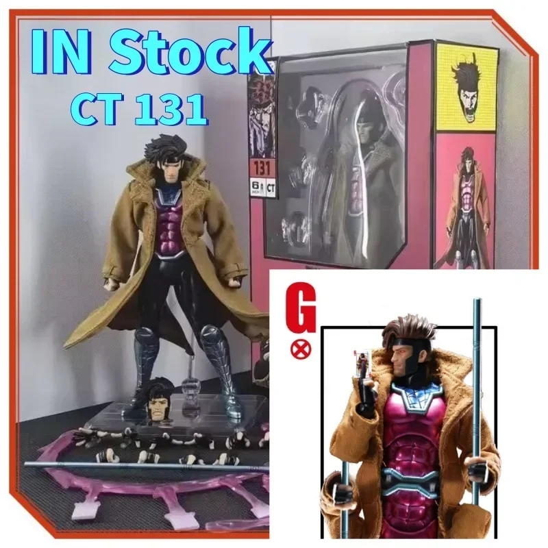 

Hot-New Ct Toys Gambit Figure Mafex 131 X-Men Wolverine SHF Anime Action Figure Figurine Statue Model Customized Gifts Kids Toys