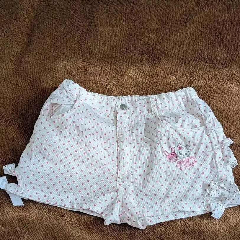 Sweet Cartoon Embroidery Lolita Shorts for Women Polka Dot Print Hollow Out Bow Short Pants Y2k Aesthetic Cute Kawai Shorts