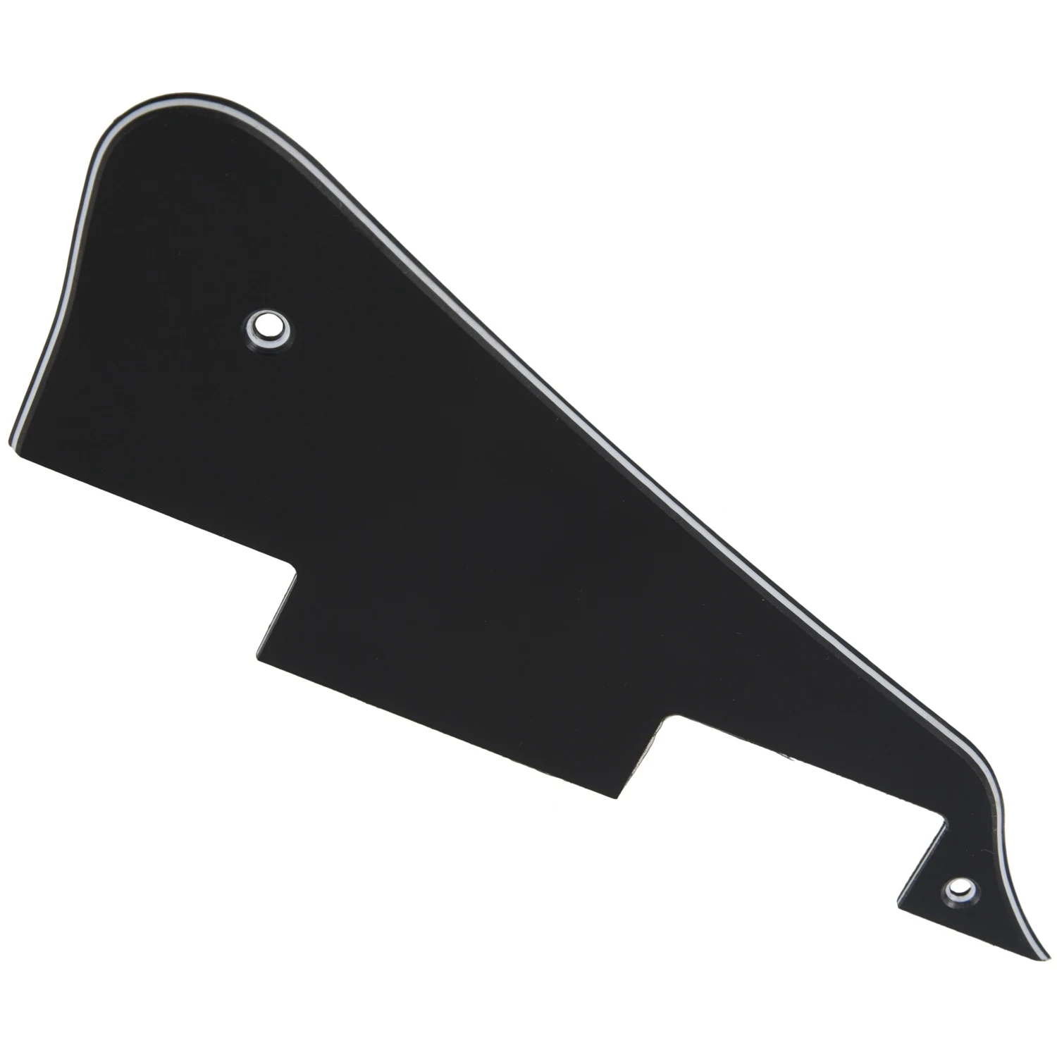 1 conjunto de pickguard preto/cavidade/cobre de interruptor/placa seletora de captador/suporte/parafusos para estilo guitarra lp