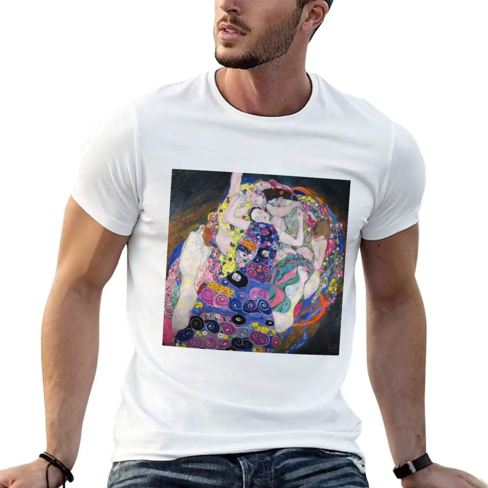 

The Virgins, Gustav Kilmt T-Shirt man t shirt designer printed t shirts for man g man t shirts for men T-shirt
